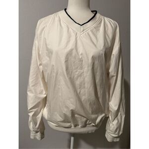 Polo Sport Ralph Lauren vintage off white preppy windbreaker jacket M
